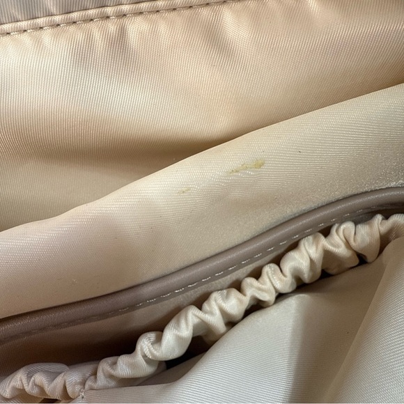 White Elm Aquila Tote Bag Taupe Laptop Bag Travel W/ Padded Crossbody Strap - Picture 16 of 16